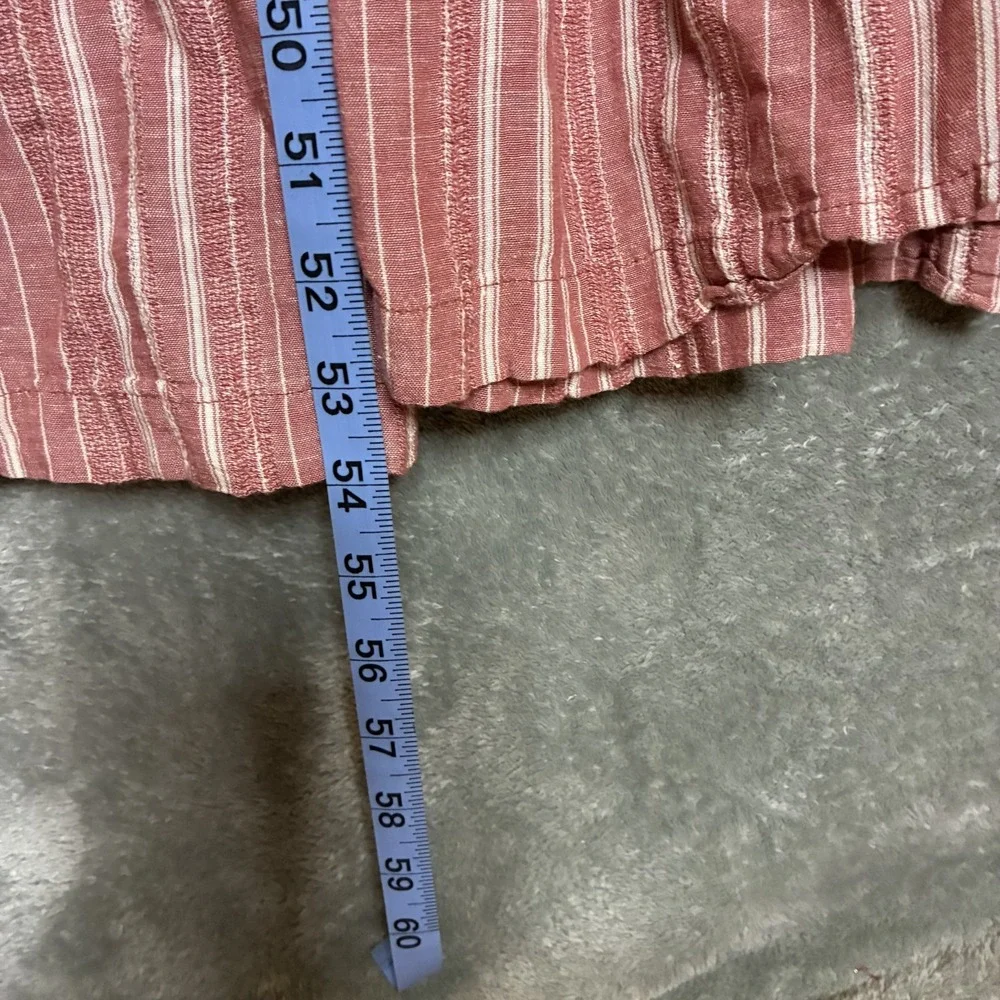 Old Navy Womens Waist Defined Braided Dobby Stripe Maxi Sundress S Boho Chic